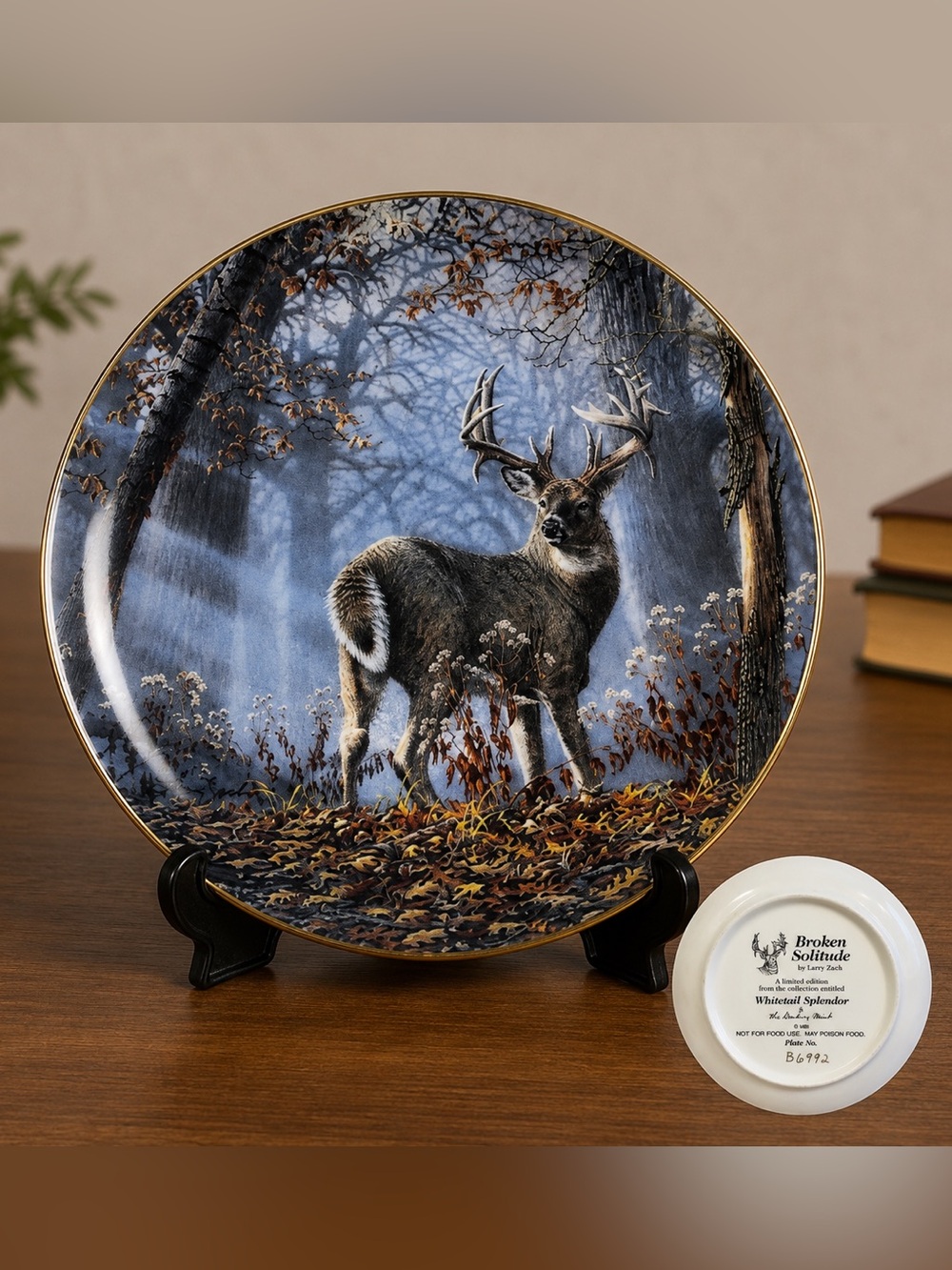 Larry Zach broken solitude decorative plate